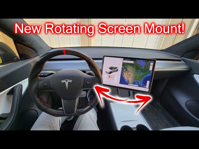 Tesla Model 3/Y Rotating Screen Mount Installation