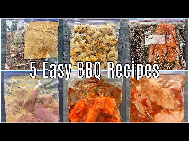 5 Easy BBQ Freezer Meals Anyone Can Make | Tasty Meal Prep