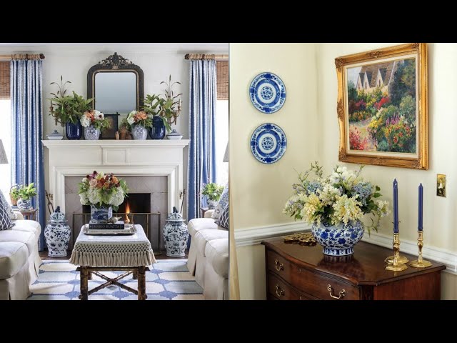 120+ CLASSIC HOME DECOR IDEAS WITH BLUE AND WHITE Discover Classic Charm #decoration #homedecor