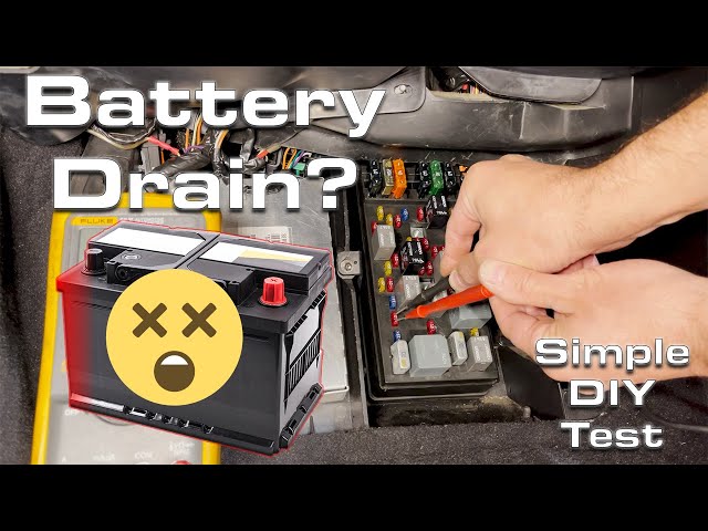 Battery Keep Dying? Simple Tests For A Battery Drain (Parasitic Draw)