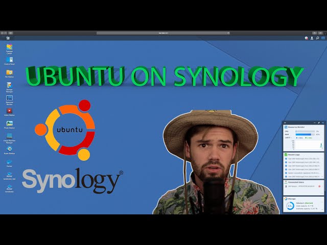 How to install UBUNTU on SYNOLOGY | 4K TUTORIAL