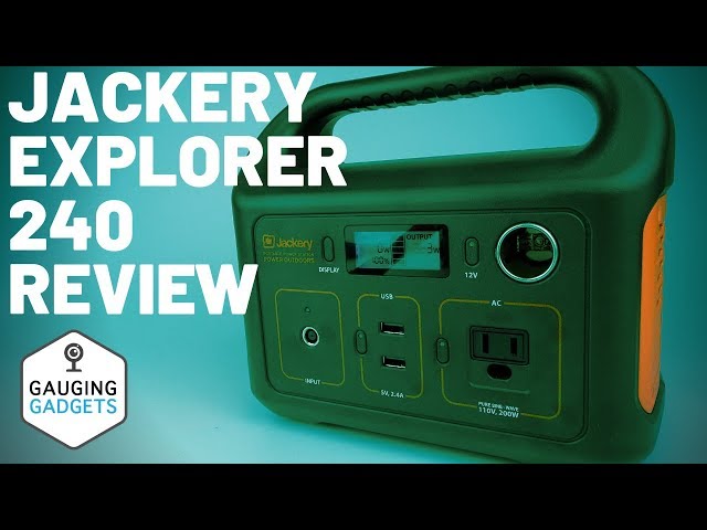 Jackery Explorer 240 Review - Portable Power Station and Solar Generator