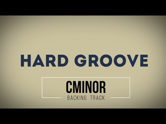 Hard Groove Backing Track In Cm