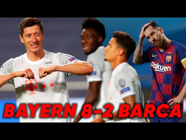 Barcelona  2-8 Bayern Munich | Quique Setien SACKED After Worst UCL Defeat Ever
