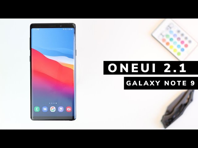Galaxy Note 9 OneUI 2.1 Official Update - Top 5 Features !
