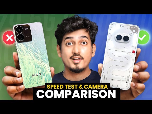 iQOO Z9 vs Nothing Phone 2a ⚡ Shocking Result ? 🤯 Speed Test & Camera Comparison