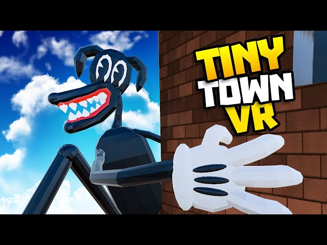 CARTOON DOG Is Most EVIL of the CARTOON MONSTERS - Tiny Town VR