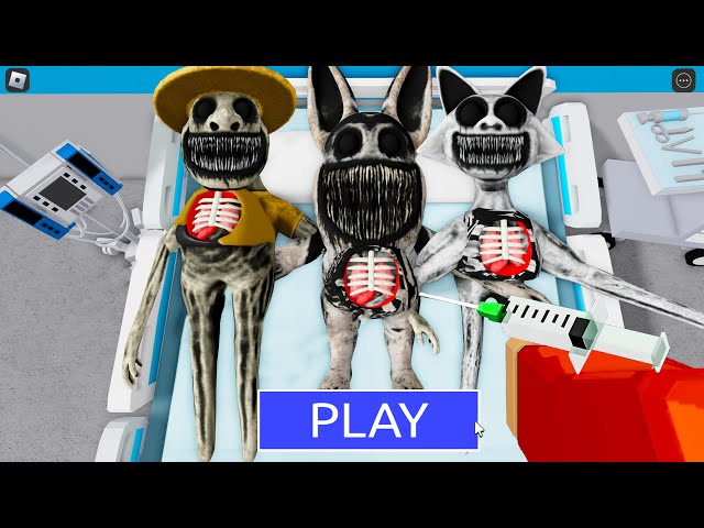 SURGERY ZOONOMALY BARRY'S PRISON RUN! HOSPITAL MODE New Scary Obby (#Roblox)