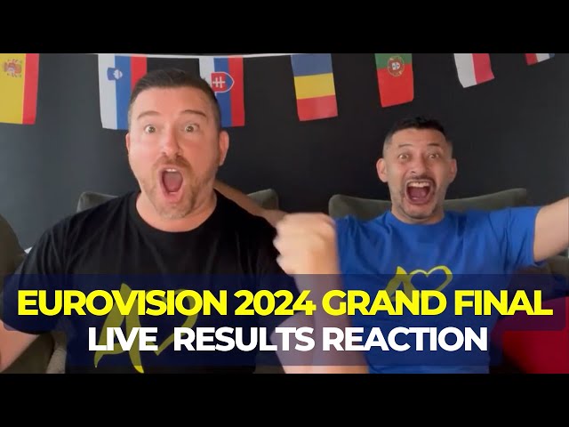 REACTION: Eurovision 2024 Grand Final Live Results