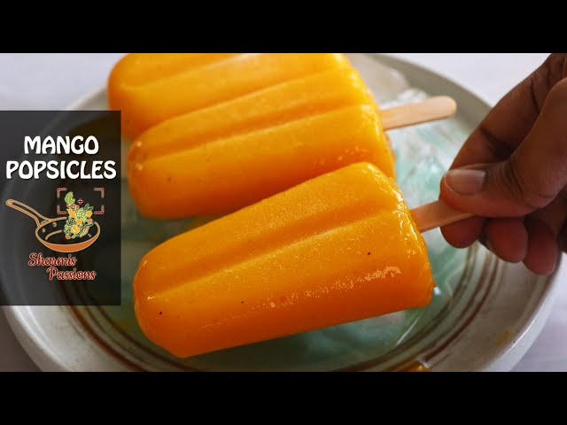 Mango Popsicle Recipe (Mango Ice)