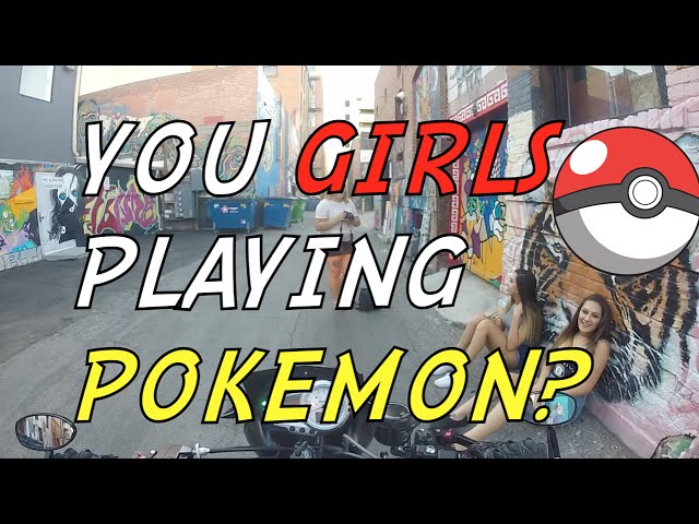 POKEMON GO & Finding other Players (on a Motorcycle)