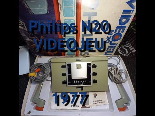 Console PONG Philips N20 VideoJeu 1977, Salut Les Rétros !