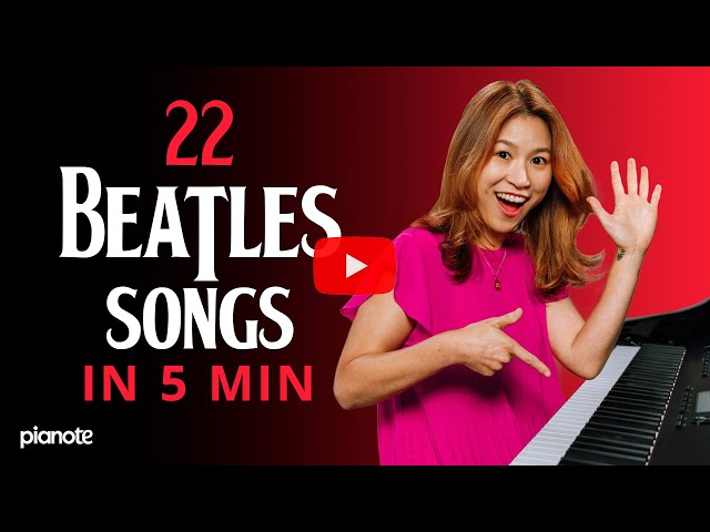 How Many Beatles Songs Can You Play in 5 Minutes? ⏰ (Piano Medley)