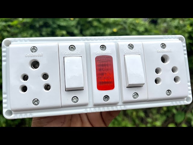 Extension board wiring with an Indicator | Switch board wiring |