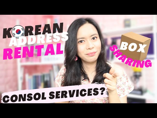 Consolidation Services  I  How Korean Address Rental works?