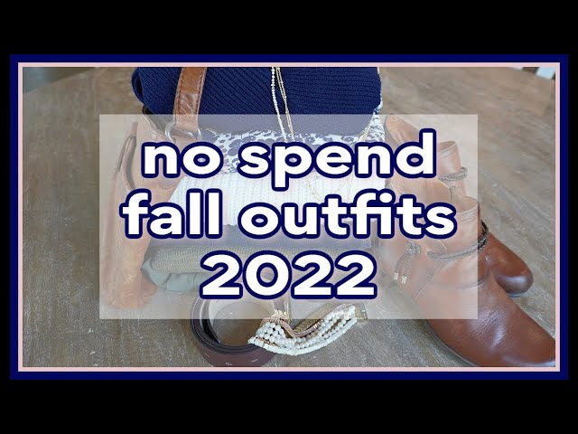 FALL 2022 🍁🧣 | SHOP your Closet for New Outfits | No spend outfits