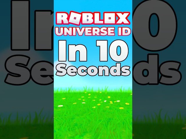 How to Get a UNIVERSE ID in ROBLOX! | NEW & EASY