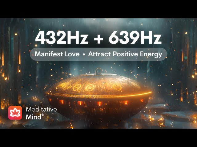432Hz + 639Hz // Manifest LOVE ENERGY // Elevate Positive Vibrations // DIVINE RESONANCE