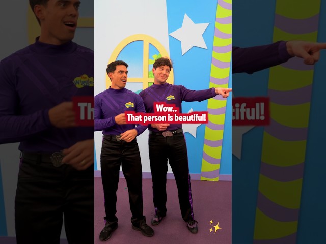 Tag your friend who’s beautiful. 🥰 💜 from John & Lachy! #TheWiggles #Beautiful #Lovely #People