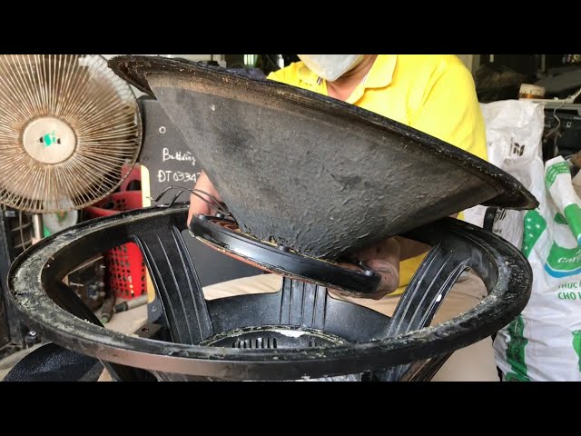 Full video PA C18 subwoofer coil replacement