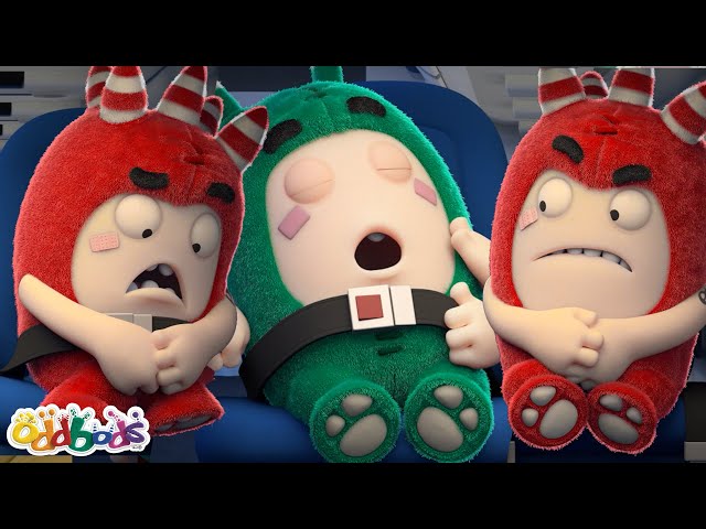 Flight Bedtime Fiasco! ✈️ | Pees Excuse Me! | Oddbods NEW Episode Compilation | Cartoons for Kids