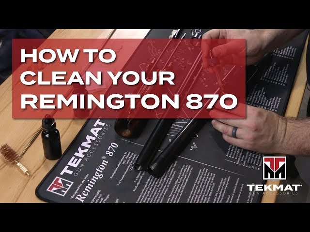 How to Clean a Remington 870 Shotgun | TekMat | Basic Gun Cleaning