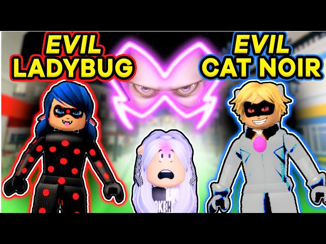 I was Adopted By EVIL Miraculous Ladybug & Cat Noir (Roblox Miraculous Quests RP🏠)