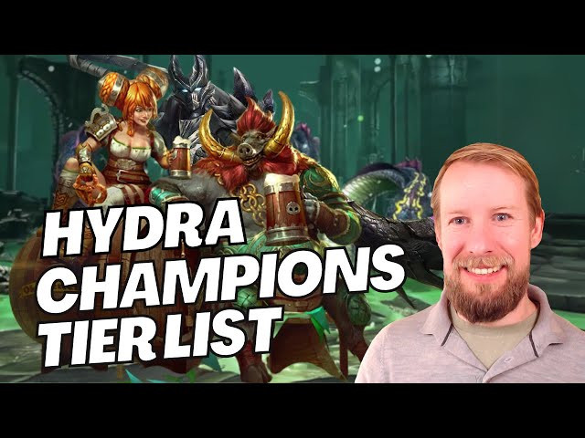 HYDRA CHAMPIONS TIER LIST - looking at the top champs for Hydra in each role | Raid: Shadow Legends