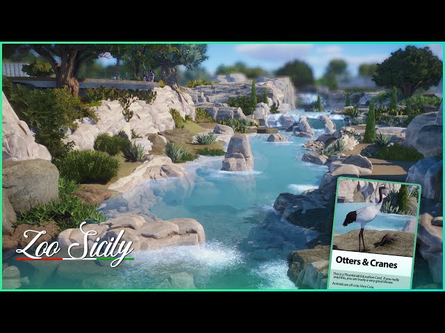 Otter River - Otters & Cranes - ZOO Sicily - Planet Zoo Sandbox