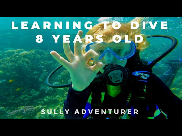 Learning to scuba dive - child aged 8 - PADI Bubblemaker - Egypt Red Sea