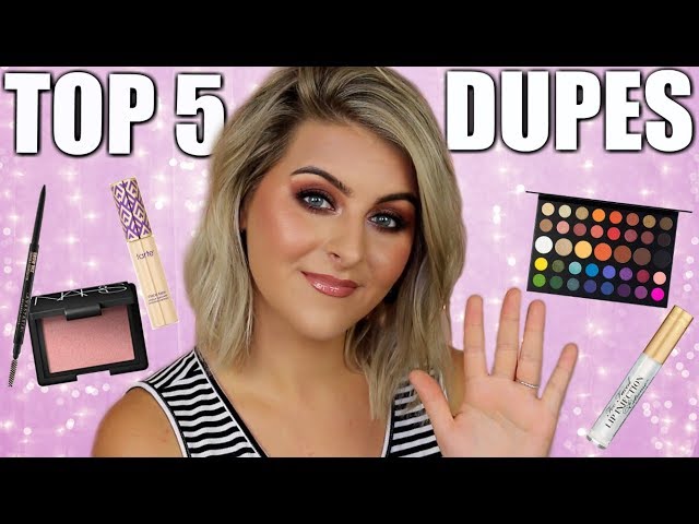 TOP 5 BEST DUPES of The Most Popular High-End Makeup