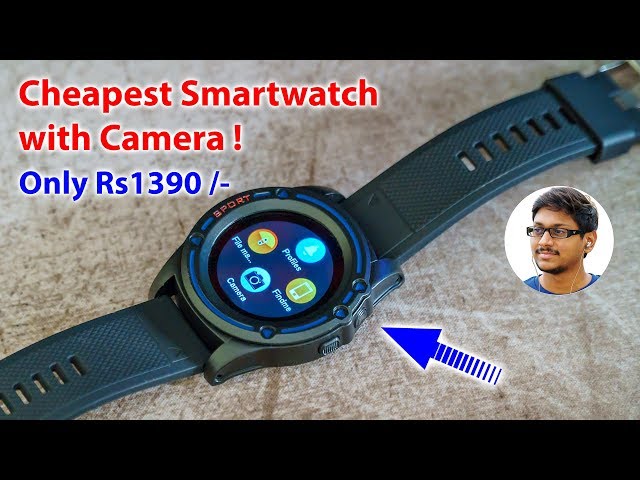Budget Smartwatch with Camera under 1500 Rs !!