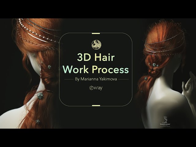 Hair study. Ornatrix. Work Process.