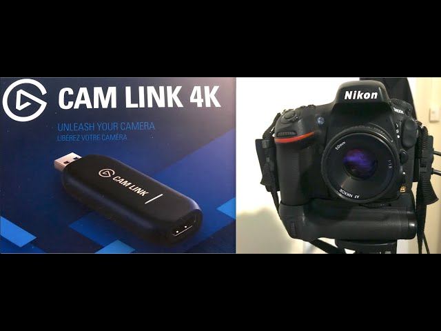 Does The Elgato Cam Link 4k Work With A Nikon D800E DSLR?