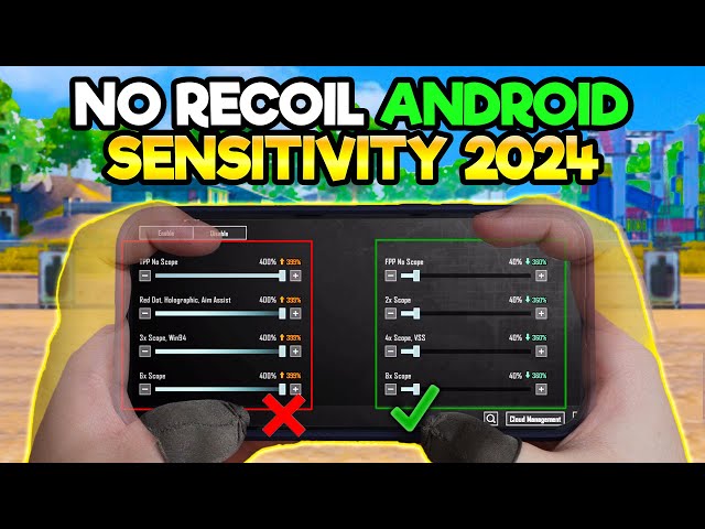 2024 Best No Recoil Android Sensitivity | 3.0 Update | BGMI & PUBG MOBILE