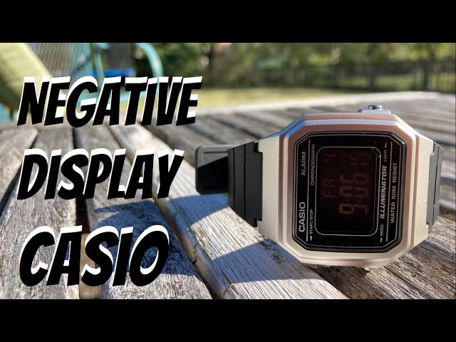 Nice and Negative - Casio W-217H Review