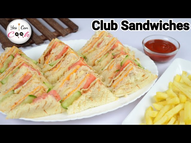 Club Sandwich Restaurant Style ❗ Quick Easy & Tasty Club Sandwiches by (YES I CAN COOK)