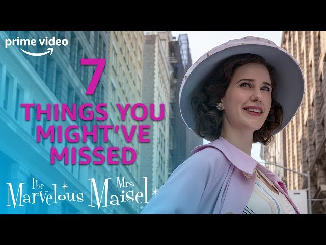 7 Easter Eggs You Might Have Missed | The Marvelous Mrs. Maisel