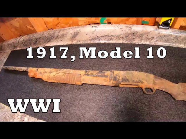 Gun Restoration, 1917 Remington Pump Action Shotgun.
