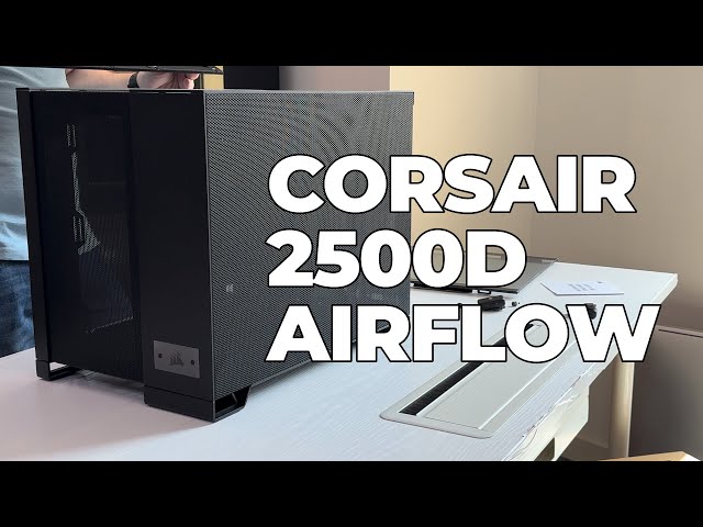 Unboxing the new Corsair 2500 case that’ll make your cables disappear!
