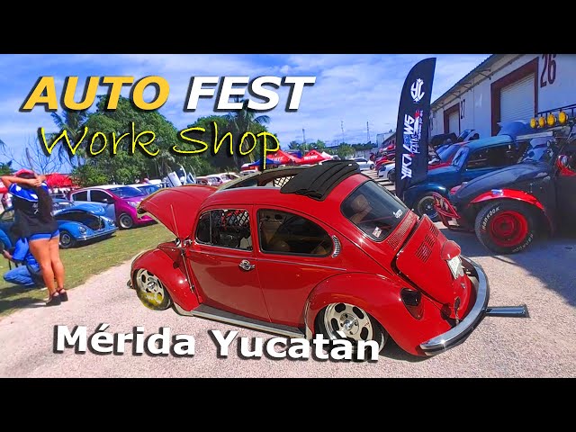 El Auto Fest Workshop evento.  Merida Yucatàn. Noviembre 6, 2023