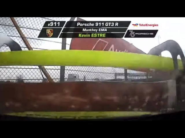 24h Nürburgring 2023 | Kevin Estre Crash #911 Manthey Porsche 992 GT3 R