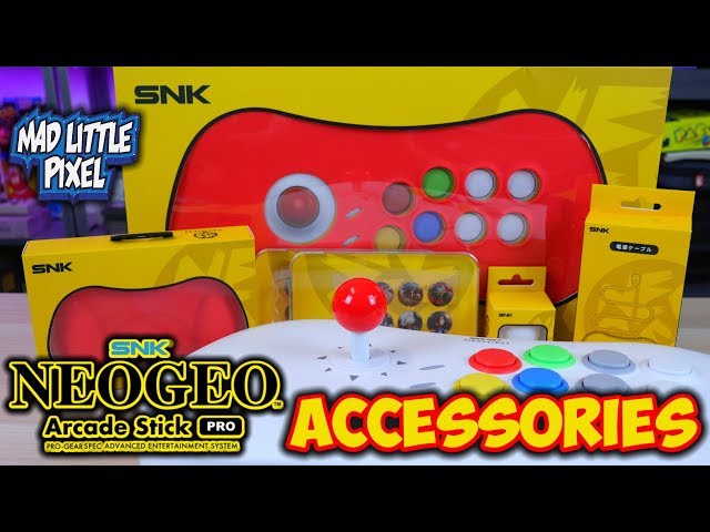 SNK Neo Geo Arcade Stick Pro Accessories Review!