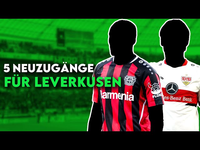 Bayer Leverkusen: 5 Transfers für Leverkusens Titel-Angriff mit dem Super-Kader!