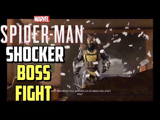 SPIDER-MAN PS4 SHOCKER BOSS FIGHT