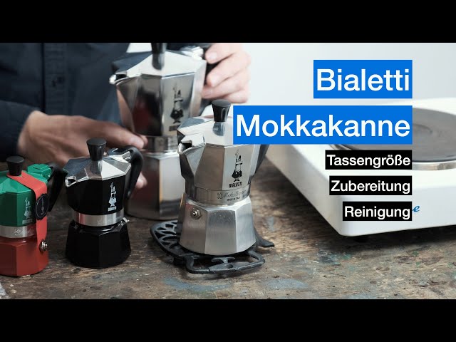 ALLES zur Bialetti Espresso-Mokkakanne - Zubereitung, Tassengröße und Reinigung