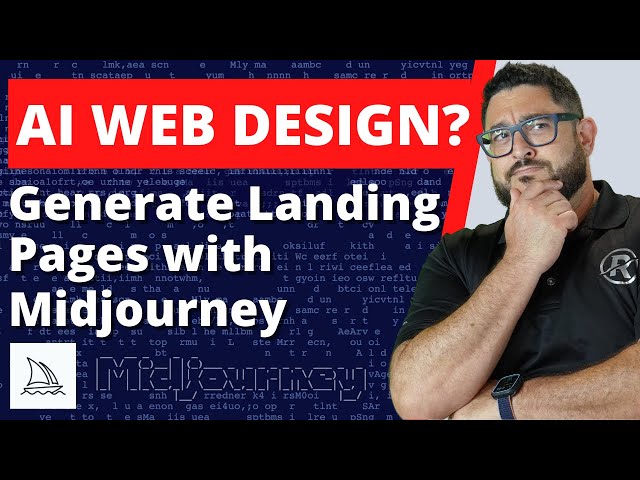 How to Use Midjourney AI Art to Create Beautiful, Effective Website Landing Page Designs