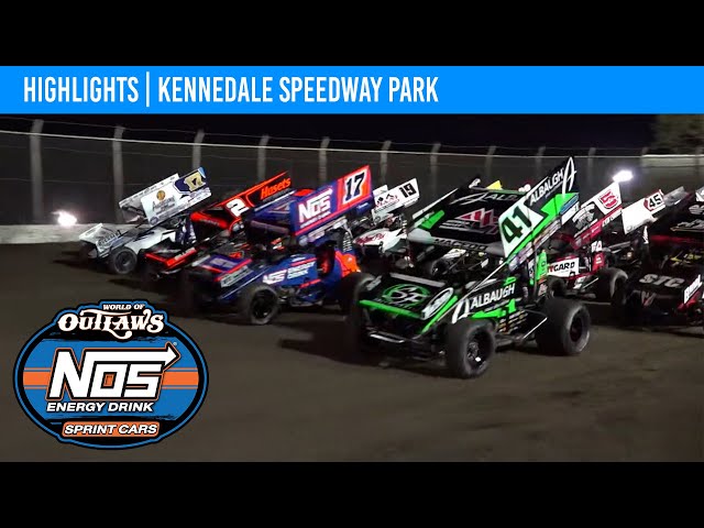 World of Outlaws NOS Energy Drink Sprint Cars | Kennedale Speedway Park March 23, 2024 | HIGHLIGHTS