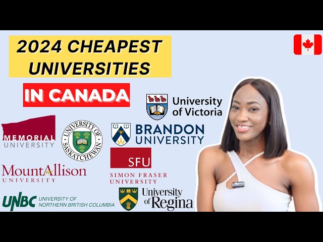 TOP 8 CHEAPEST UNIVERSITIES IN CANADA FOR INTERNATIONAL STUDENTS 2024 | Low Tuition + PGWP-eligible