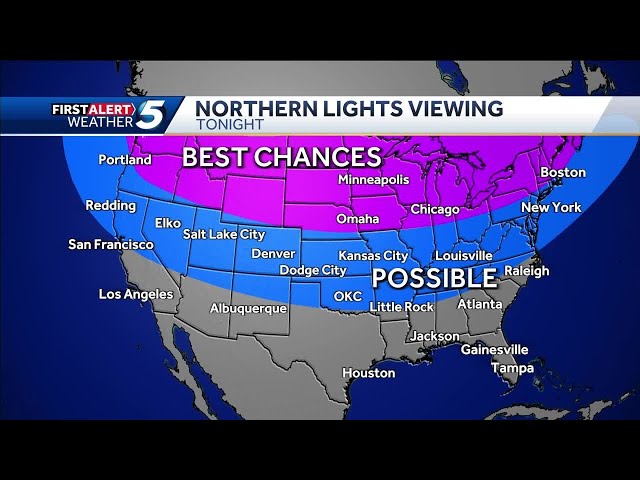 Oklahomans keeping their eyes on the skies as Northern Lights could be visible